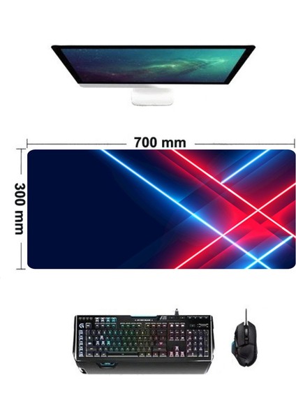 MP-703 Desenli Oyuncu Mouse Pad 30-70-0.3 cm