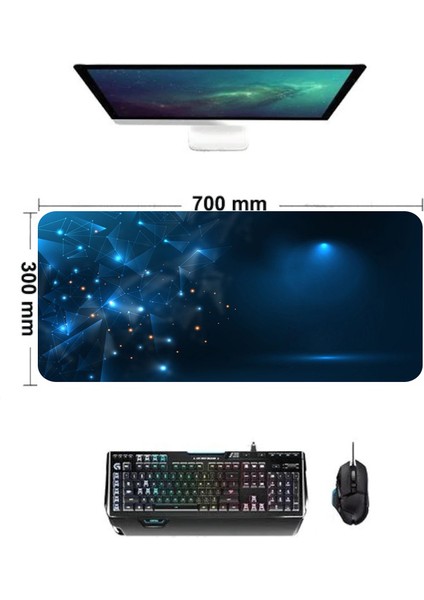 MP-706 Desenli Oyuncu Mouse Pad 30-70-0.3 cm