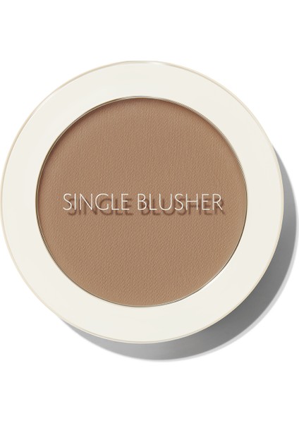 Single Sebum Kontrolü Sağlayan Tekli Toz Allık Cloudy Brown