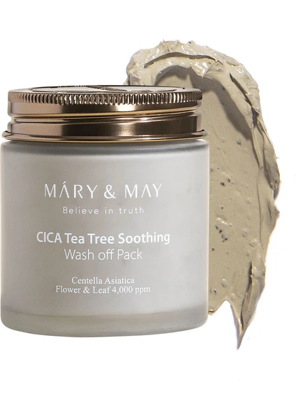 Mary & May Cica Tea Tree Yatıştırıcı Cilt Bakım Maskesi 125 Ml