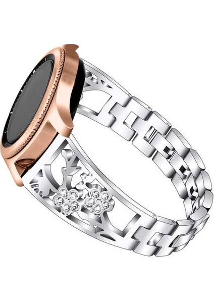 Elmas Metal Kayışı Için Samsung Dişli Spor Galaxy Izle Aktif Bant Huawei | Izle Bantları (Yurt Dışından)