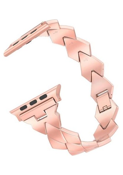 Paslanmaz Çelik Kayış Apple Watch Band Için Iwatch Bantları Rhombic Metal Bilezik Apple Watch Band | Çelik Bant | Elma Izle Için Paslanmaz Çelik Bant Band (Yurt Dışından)