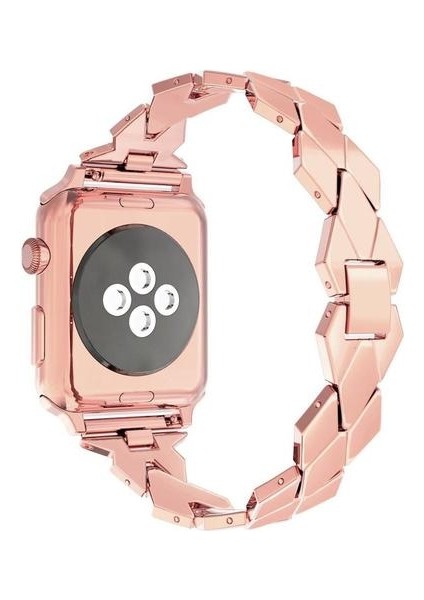 Paslanmaz Çelik Kayış Apple Watch Band Için Iwatch Bantları Rhombic Metal Bilezik Apple Watch Band | Çelik Bant | Elma Izle Için Paslanmaz Çelik Bant Band (Yurt Dışından) fiyatları