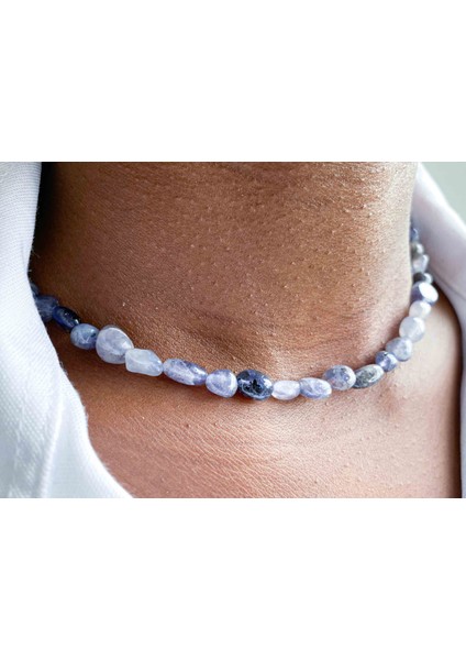 Iyolit Doğaltaş Kolye Tımbıl