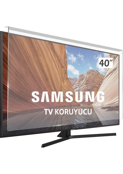 Samsung 40F6270 Tv Ekran Koruyucu - Samsung 40" Inç Ekran Şeffaf Koruma Paneli fiyatları