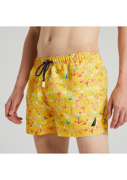 Nautıca Erkek Sarı Standart Fıt Şort Mayo T25414T.70E fırsatları