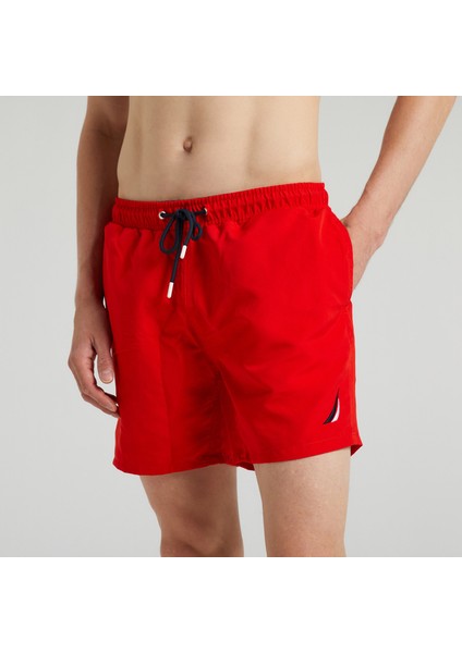 Nautıca Erkek Kırmızı Standart Fıt Şort Mayo TC25515T.6EY fırsatları