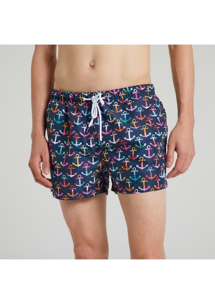 Nautıca Erkek Lacivert Standart Fıt Şort Mayo T25414T.4NV fırsatları