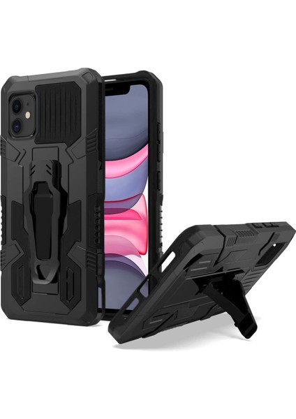 Apple Iphone 11 Zırh Tank Kılıf Yüksek Koruma