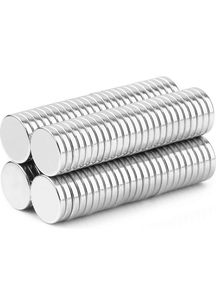 Mini Neodyum Mıknatıs 10 x 1,5 mm Disk Neodyum Magnet 10'lu