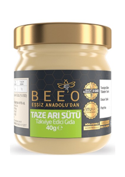 Bee' o  Taze Arı Sütü 40 gr