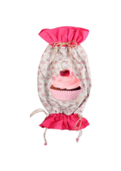 Pembe Cupcake Poşetlik