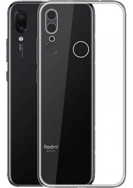 Xiaomi Redmi Note 7 Pro Kılıf Şeffaf Silikon Kamera Korumalı 3D