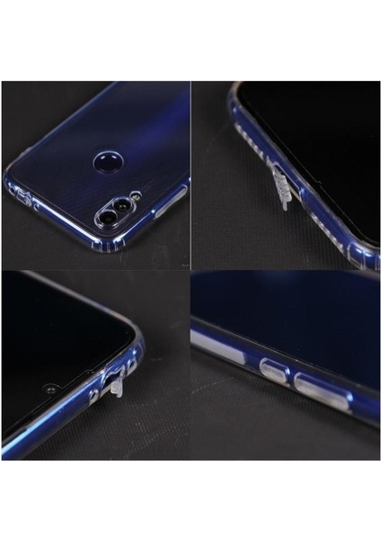 Xiaomi Redmi Note 7 Pro Kılıf Şeffaf Silikon Kamera Korumalı 3D