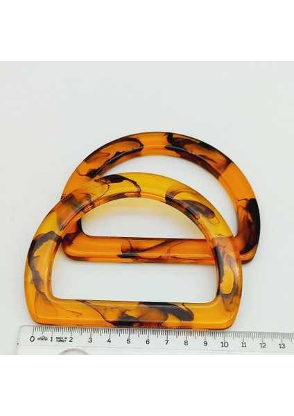 D Model Leopar Desen Kehribar Renk Akrilik Çanta Sapı fiyatları