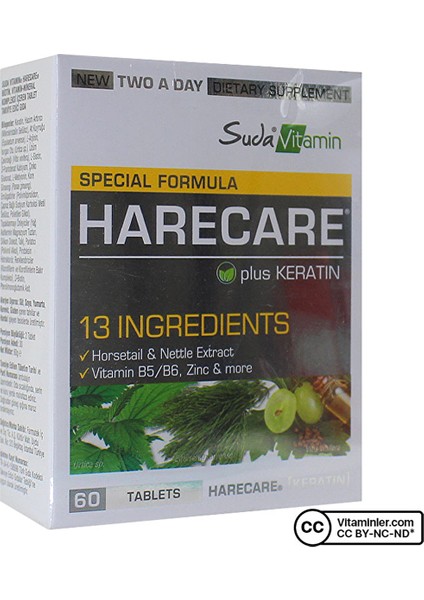 Suda Vitamin Harecare 60 Tablet