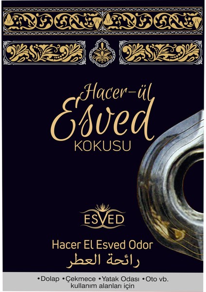 Dolap ve Çekmece Kokusu Hacerül Esved Kokusu - 4 Adet