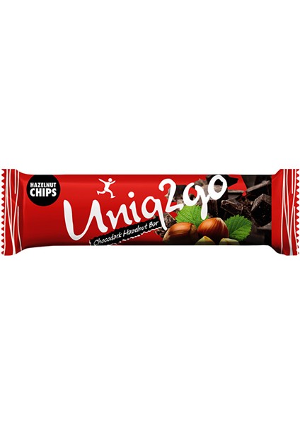 UNIQ2GO Chocodark Fındıklı Protein Bar 38 gr