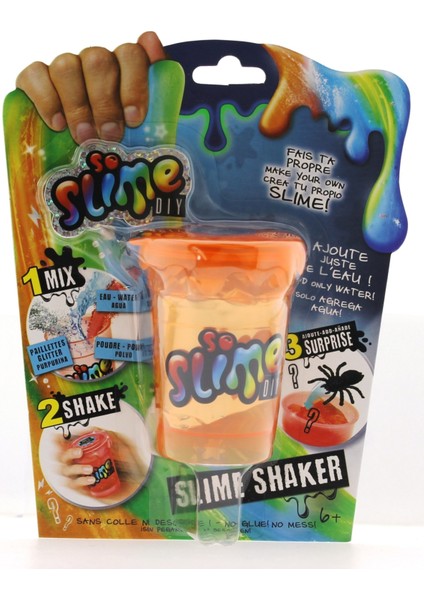 Slime Shaker Creepy Slime Tekli Paket - Turuncu