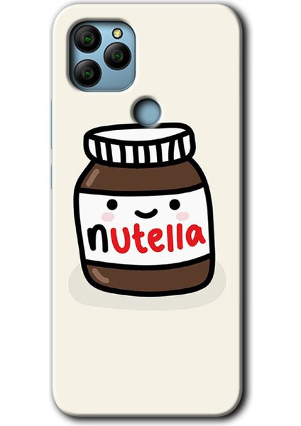 General Mobile Gm 22 Plus Kılıf Hd Desen Baskılı Arka Kapak - Nutella Aşkım