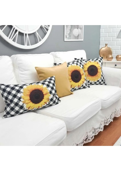Karışık Desen Kırlent Kılıfı 4'lü Kombin Set