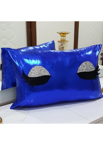 Lame Kumaş Kirpik Kırlent Kılıfı 35 x 55 Cm
