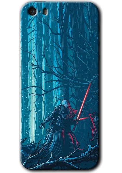 Apple iPhone 5s Kılıf Hd Desen Baskılı Arka Kapak - Jedi