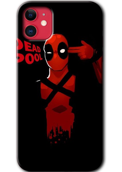 Apple iPhone 11 Kılıf Hd Desen Baskılı Arka Kapak - Deadpool 4