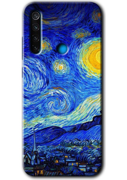 Xiaomi Redmi Note 8 Kılıf Hd Desen Baskılı Arka Kapak - Starry Night