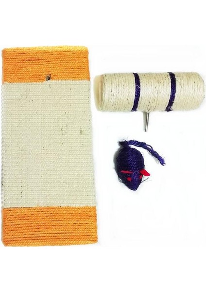 Fare Oyuncaklı Rampalı Kedi Tırmalama Tahtası 38 x 17CM modelleri