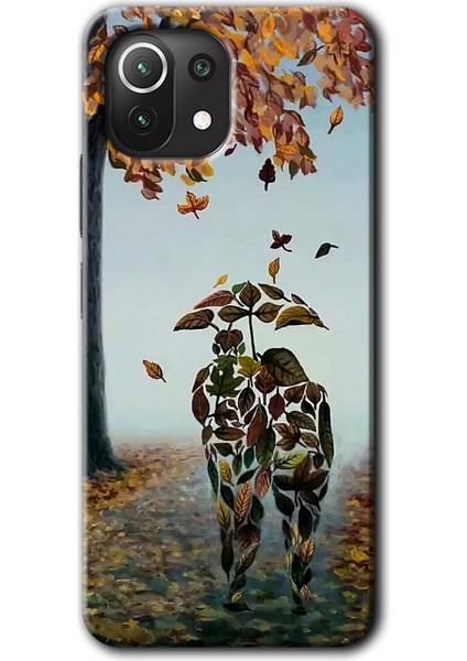 Xiaomi Mi 11 Lite Kılıf Hd Desen Baskılı Arka Kapak - Doğadan Aşk