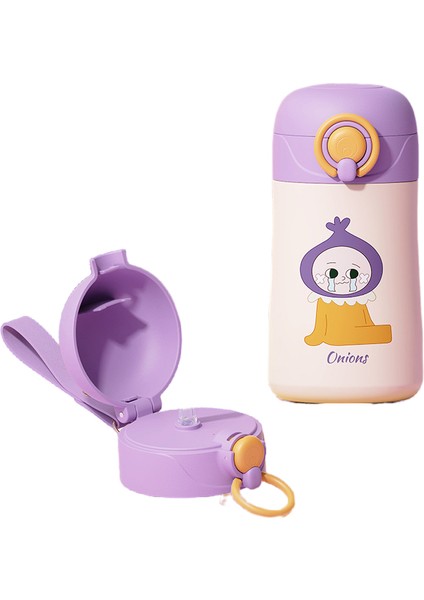 400 ml. Paslanmaz Çelik Taşınabilir Yalıtımlı Çocuk Suluklar Mataralar (Yurt Dışından)