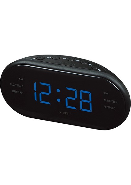 Oval Radyo LED Dijital Çalar Saat (Yurt Dışından)