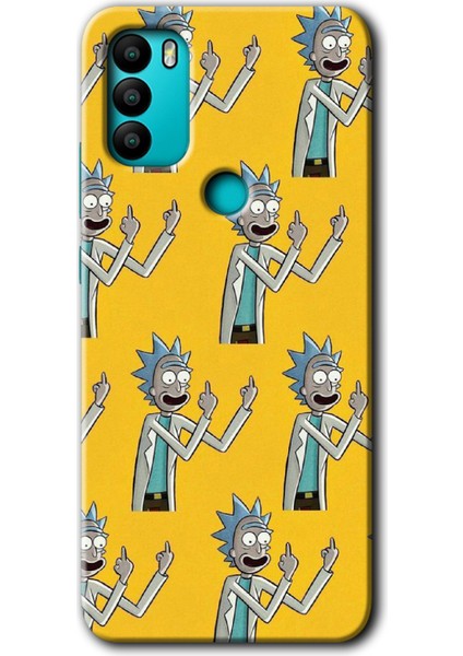 General Mobile Gm 21 Plus Kılıf Hd Desen Baskılı Arka Kapak - Rick Felsefesi
