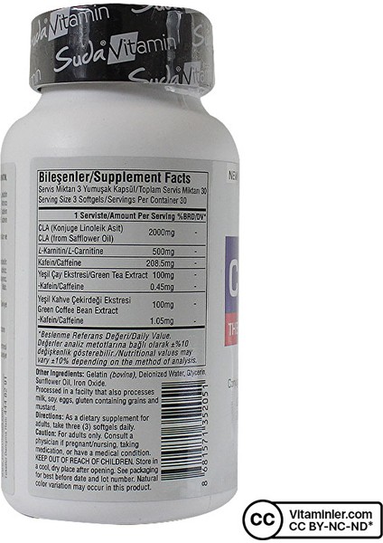 Suda Vitamin Clamax 90 Kapsül fiyatları