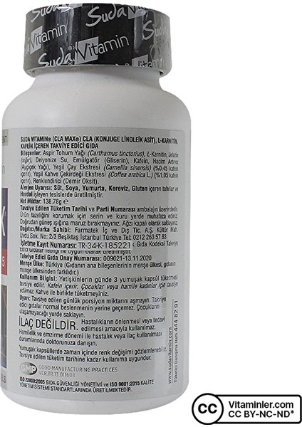 Suda Vitamin Clamax 90 Kapsül modelleri