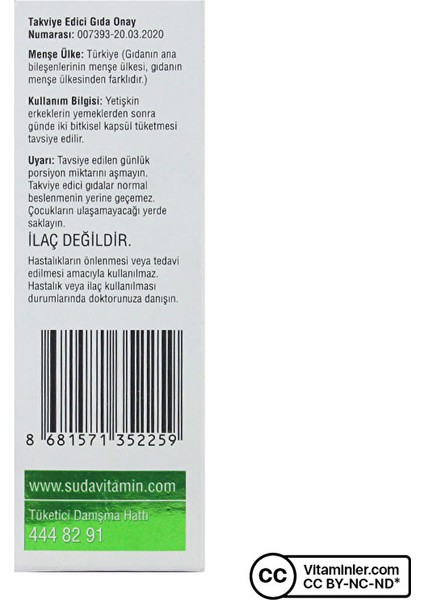 Suda Vitamin Proxine 60 Kapsül