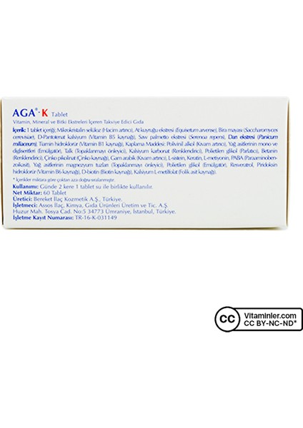 Aga-K 60 Tablet