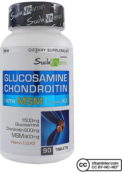 Suda Vitamin Glucosamine Chondroitin Msm 90 Tablet