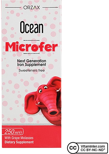 Ocean Microfer Şurup 250 ml