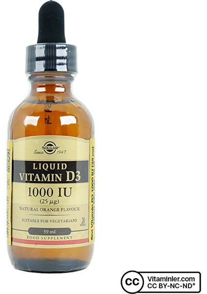 Vitamin D3 1000 Iu 59 ml Damla
