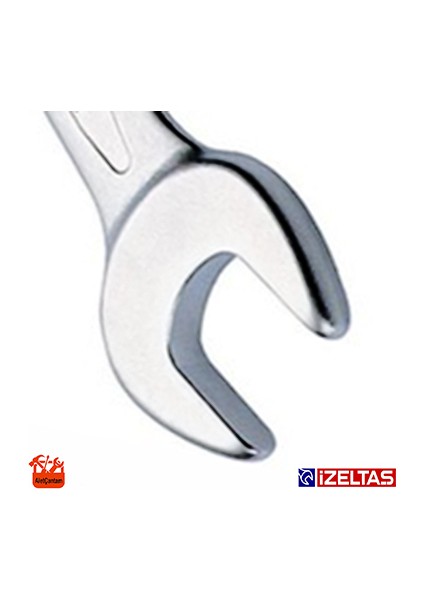 Izeltaş Açık Ağız Anahtar Çatal Iki Ağız Açıkağız 21 x 23 mm