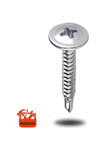 Rysb Apex Akıllı Matkap Uçlu Vidası Pul Başlı Vida 3.9 x 25 mm 100 Adet