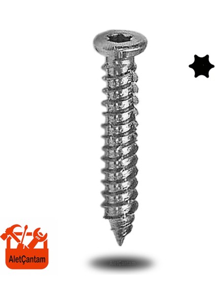 Buldex Tork Beton Vidası 7.5 x 80 mm 50 Adet