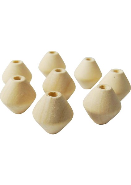 6 mm Delikli 20PCS Boyasız Doğal Geometrik Bitmemiş Ahşap Boncuklar Topu (Yurt Dışından) fiyatları