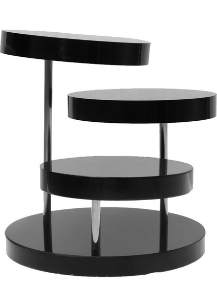 Moda 3-Tier Yuvarlak Masa Takı Perakende Ekran Standı Organizatör Vitrin (Yurt Dışından) fiyatları