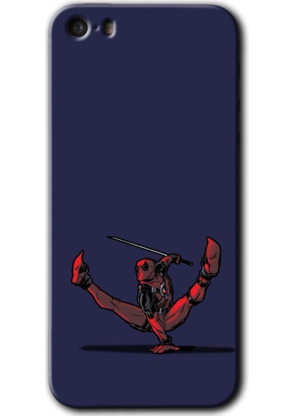 Apple iPhone 5s Kılıf Hd Desen Baskılı Arka Kapak - Deadpool 3