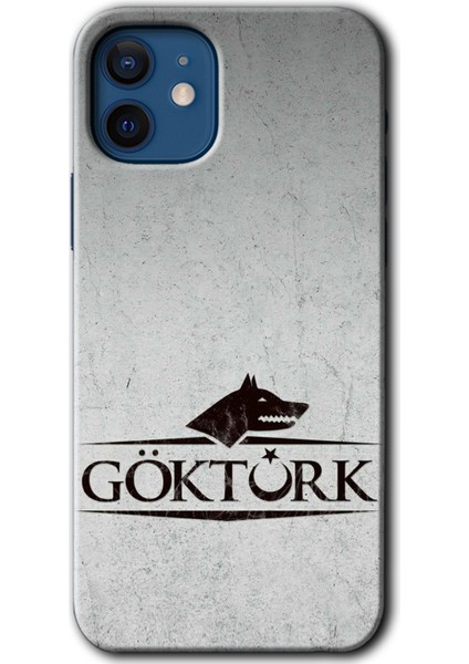 Apple iPhone 12 Mini Kılıf Hd Desen Baskılı Arka Kapak - Göktürk