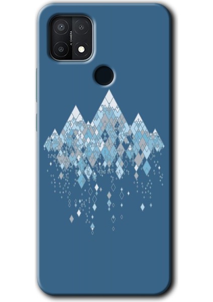 Oppo A15S Kılıf Hd Desen Baskılı Arka Kapak - Iceberg