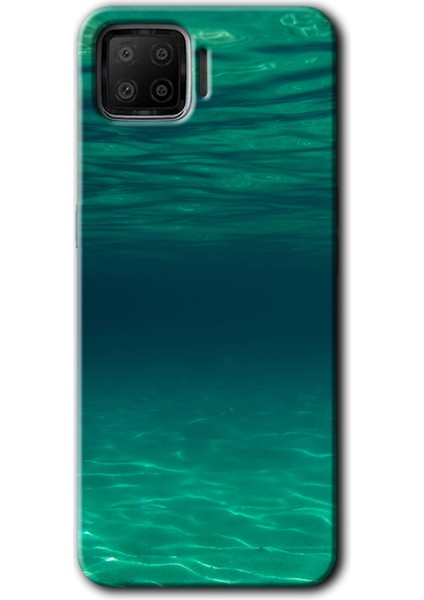 Oppo A73 Kılıf Hd Desen Baskılı Arka Kapak - Derin Deniz